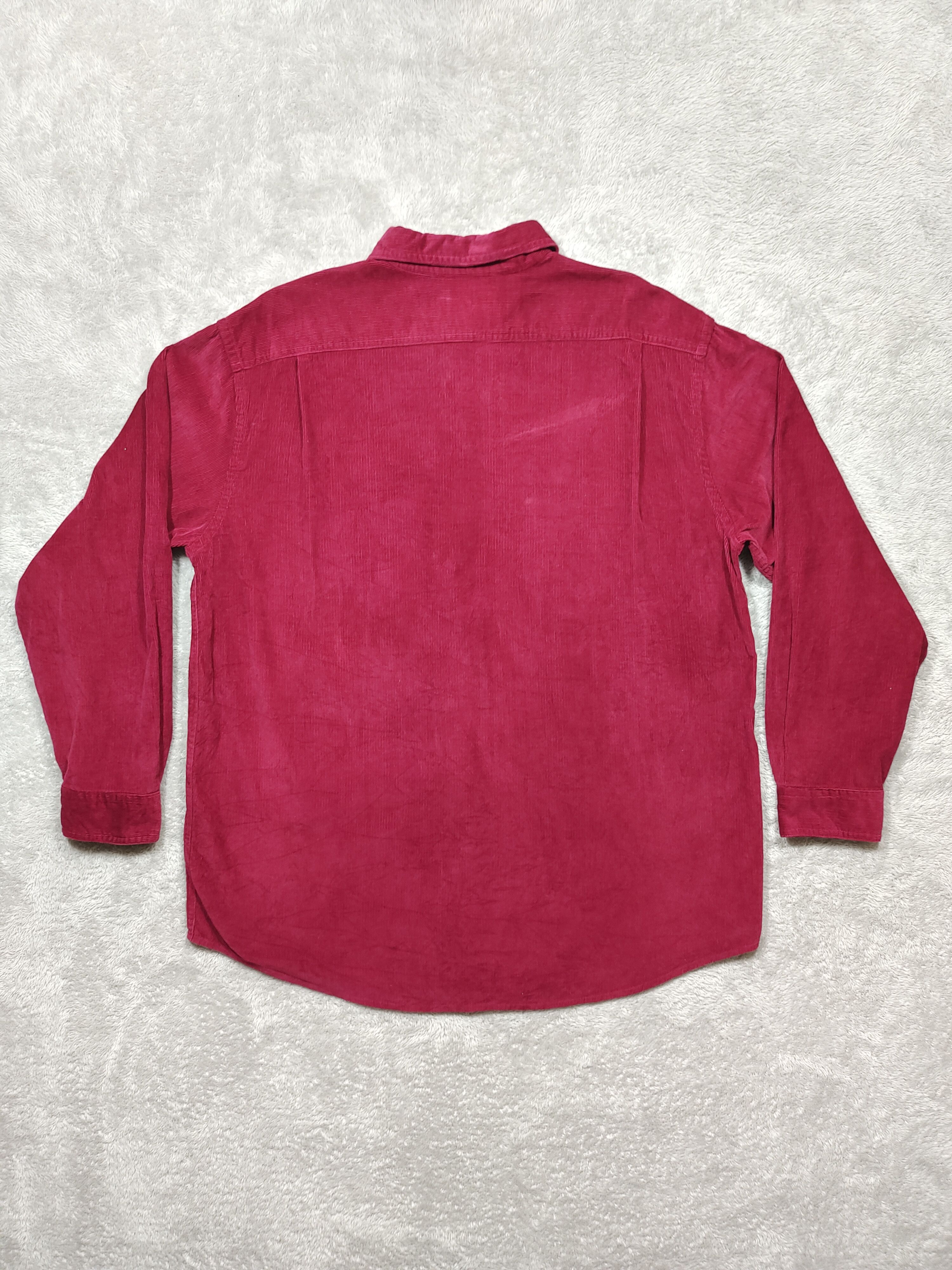 L.L. Bean × Urban Outfitters × Vintage VINTAGE LL BEAN CORDUROY BUTTON UP LONG SLEEVE SHIRT Size US L / EU 52-54 / 3 - 2 Thumbnail