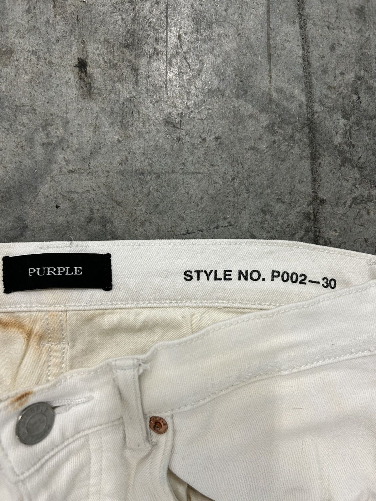 Purple Purple brand jeans white size 30 Size US 30 / EU 46 - 3 Thumbnail