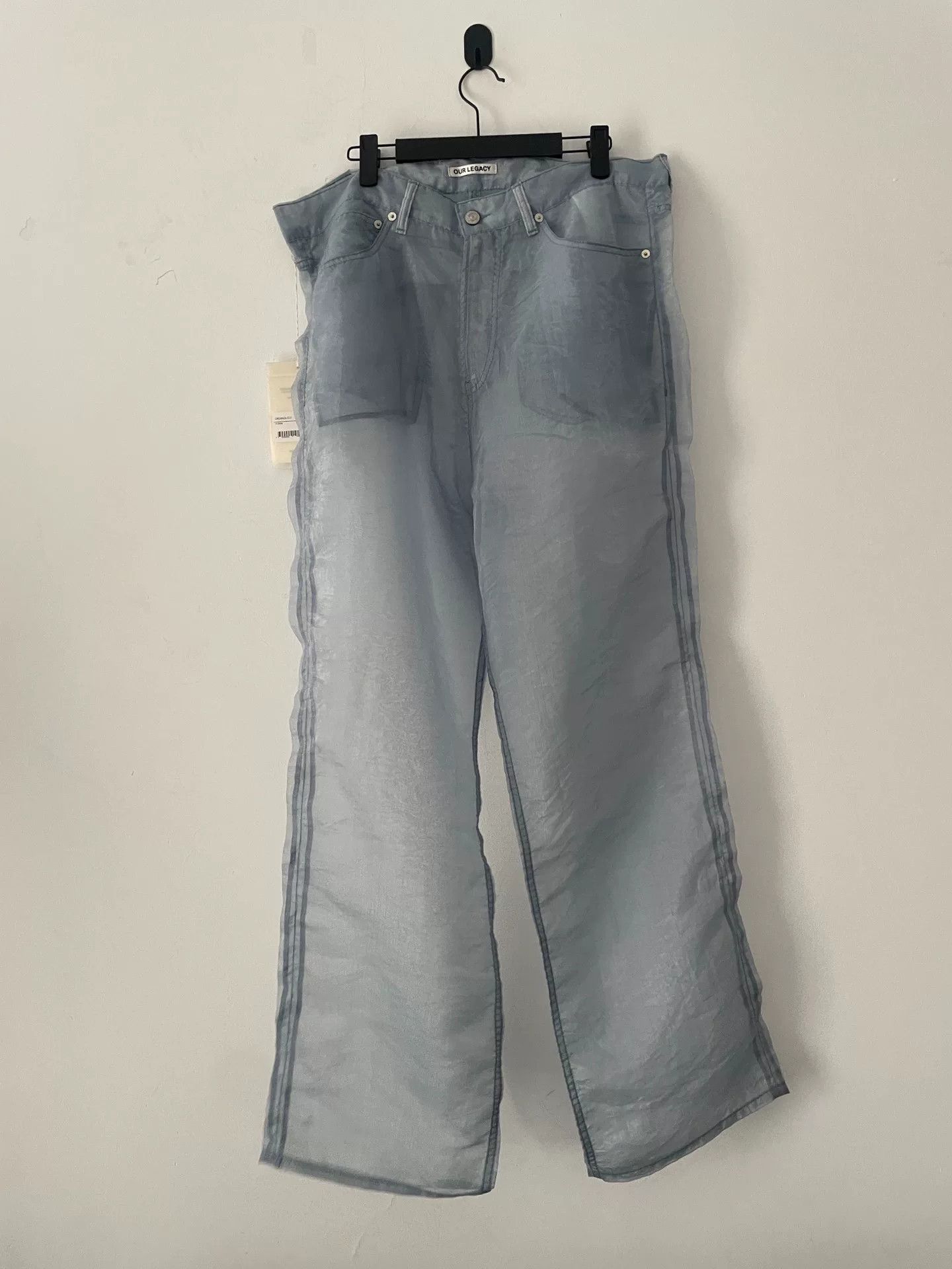 Our Legacy transparent denim pants for layering Size US 31 - 1 Thumbnail