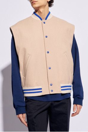 Gucci o1s1wg110125 Wool Bomber Jacket Embroidery in Light Pink Size US XXL / EU 58 / 5 - 5 Thumbnail