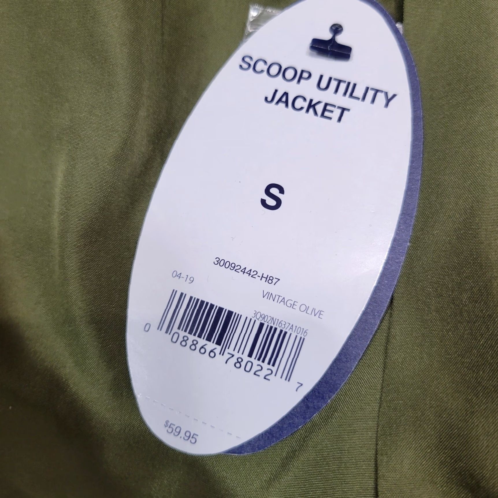 Olive VINTAGE Scoop Women’s Olive Green Military Jacket - Lined, Cargo Utility, Size S, Green, Lyocell, Military Style, New, Jacket, Women, Size S Size S / US 4 / IT 40 - 7 Thumbnail