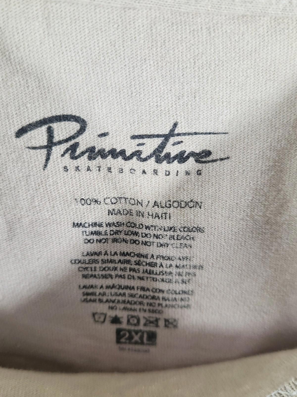Primitive PRIMITIVE Skateboarding Men's Size 2XL Primitive Natural Size US XXL / EU 58 / 5 - 2 Thumbnail