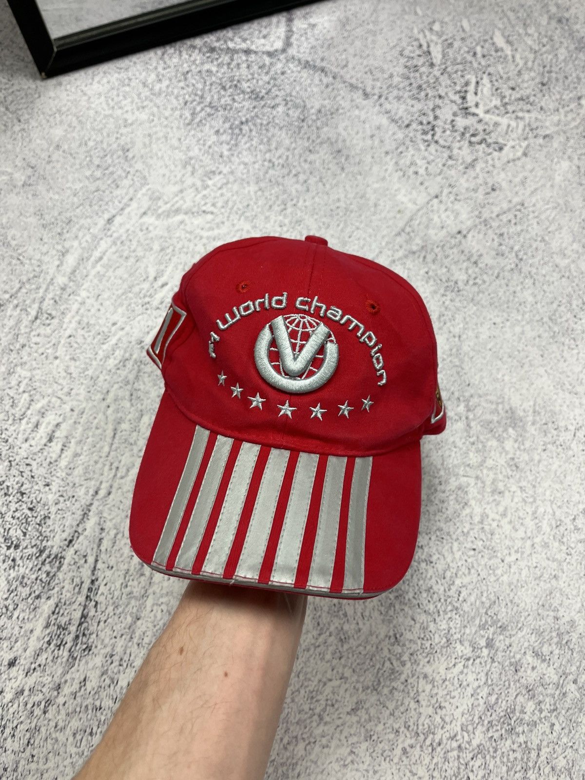Formula 1 × Vintage Vintage Ferrari Michael Schumacher World Champion Cap Hat Size ONE SIZE - 2 Thumbnail
