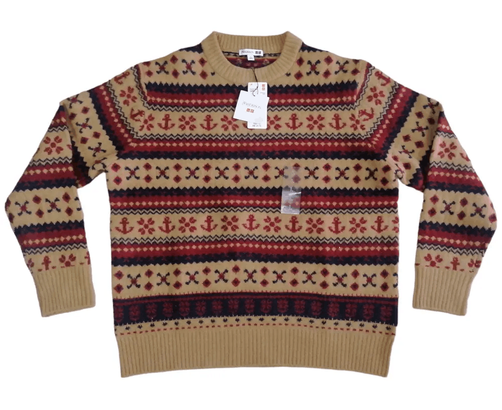 JW Anderson × Uniqlo Uniqlo x JW Anderson Souffle Yarn Fairisle sweater Size US L / EU 52-54 / 3 - 1 Thumbnail