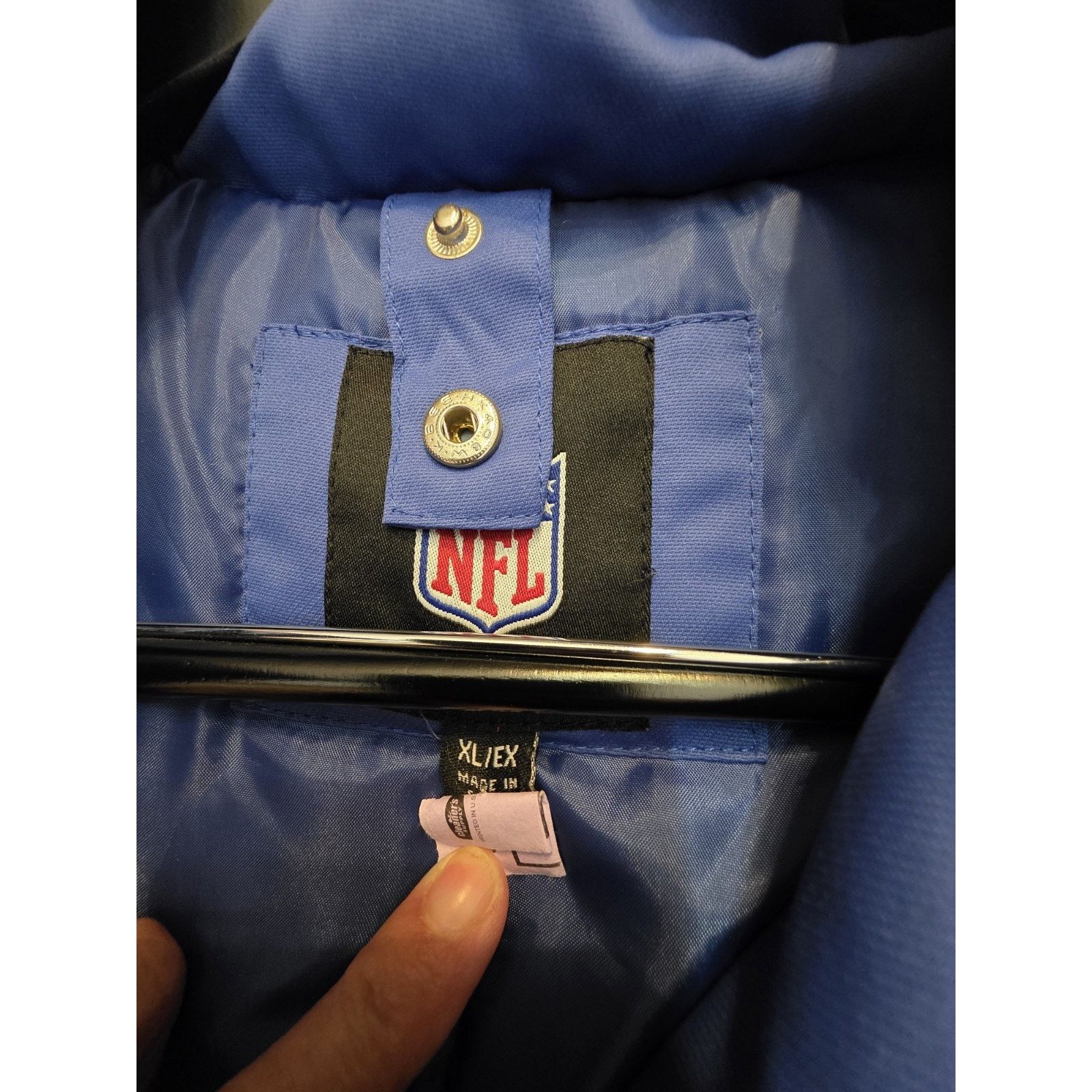 NFL New York Giants Men's Size Xl Puffer NFL Jacket Size 40 - 6 Thumbnail