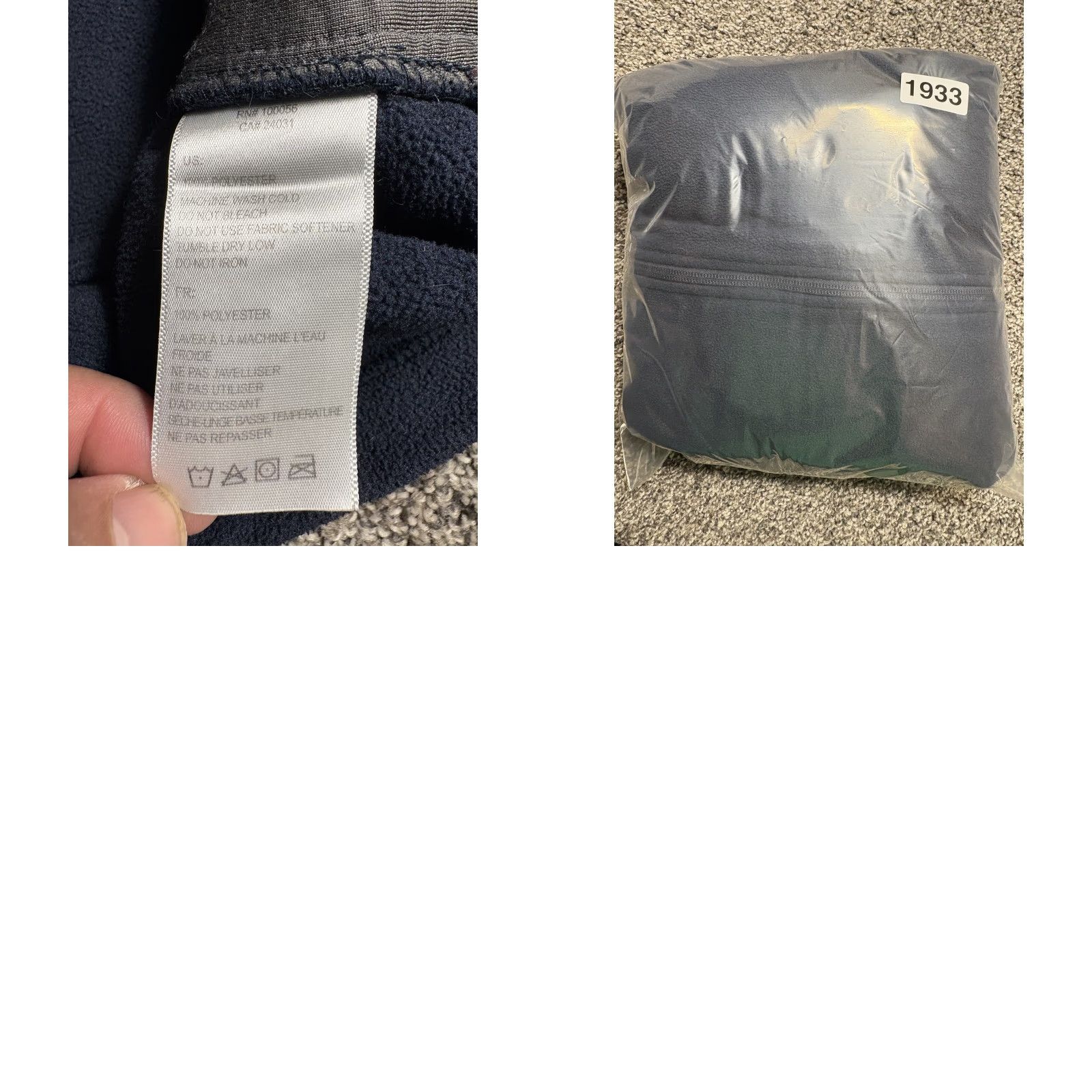 Vintage Chick-Fil-A Jacket Adult XL Navy Fleece Full-Zip Oobe Team Style Employee Size US XL / EU 56 / 4 - 8 Thumbnail