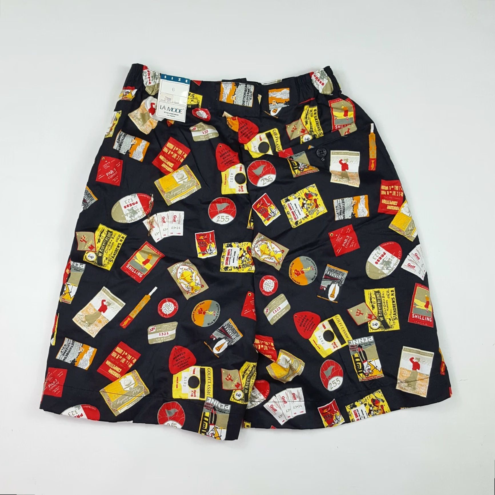 Vintage VINTAGE La Mode Golf Women's Size 6 Retro Art High Waist Outdoor Shorts 80s Size 26" / US 2 / IT 38 - 6 Thumbnail