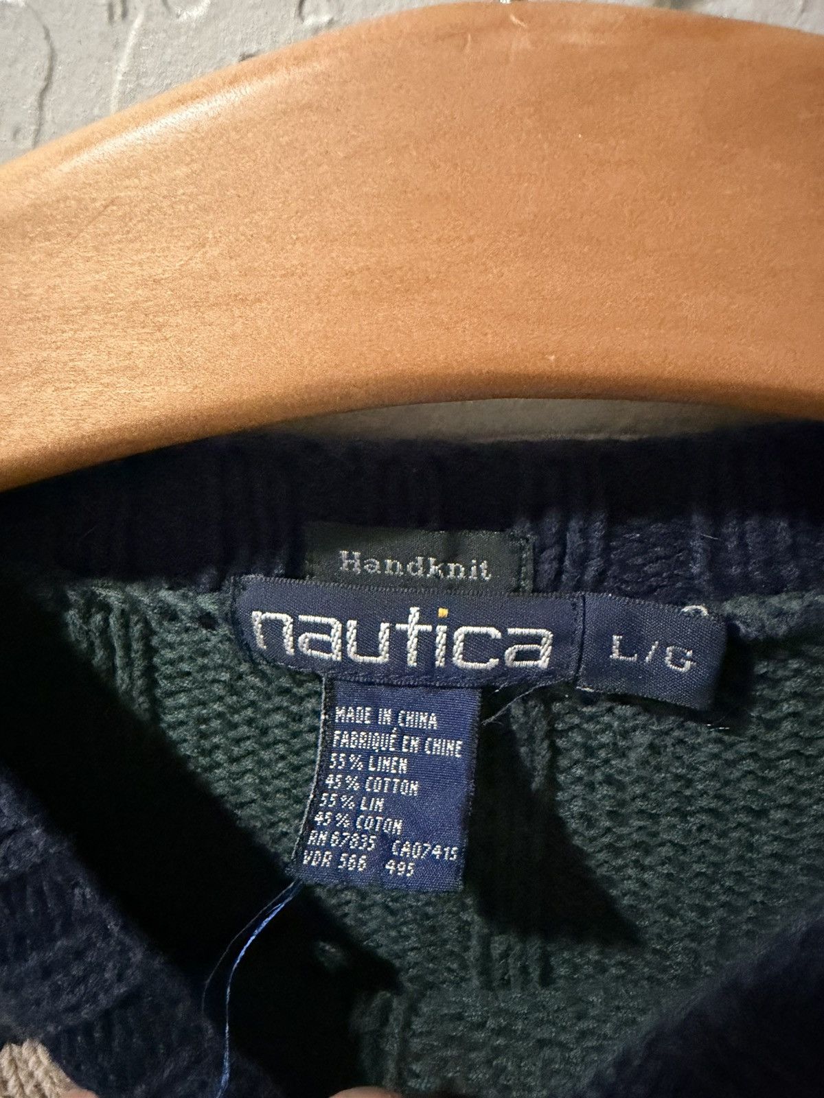 Nautica Vintage Nautica North Island Hand Knit Sweater Large Bin 1 Size US L / EU 52-54 / 3 - 3 Thumbnail