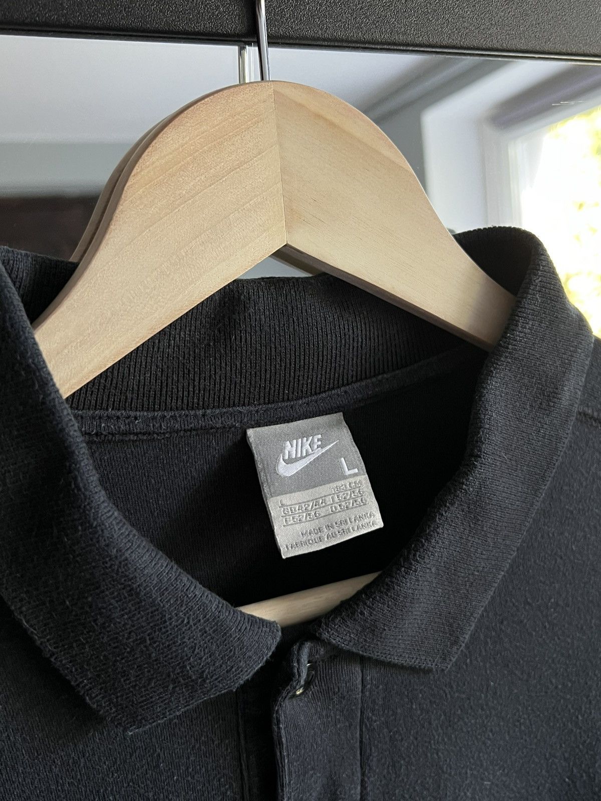 Nike Vintage Nike Swoosh Polo T-shirt Size US L / EU 52-54 / 3 - 3 Thumbnail