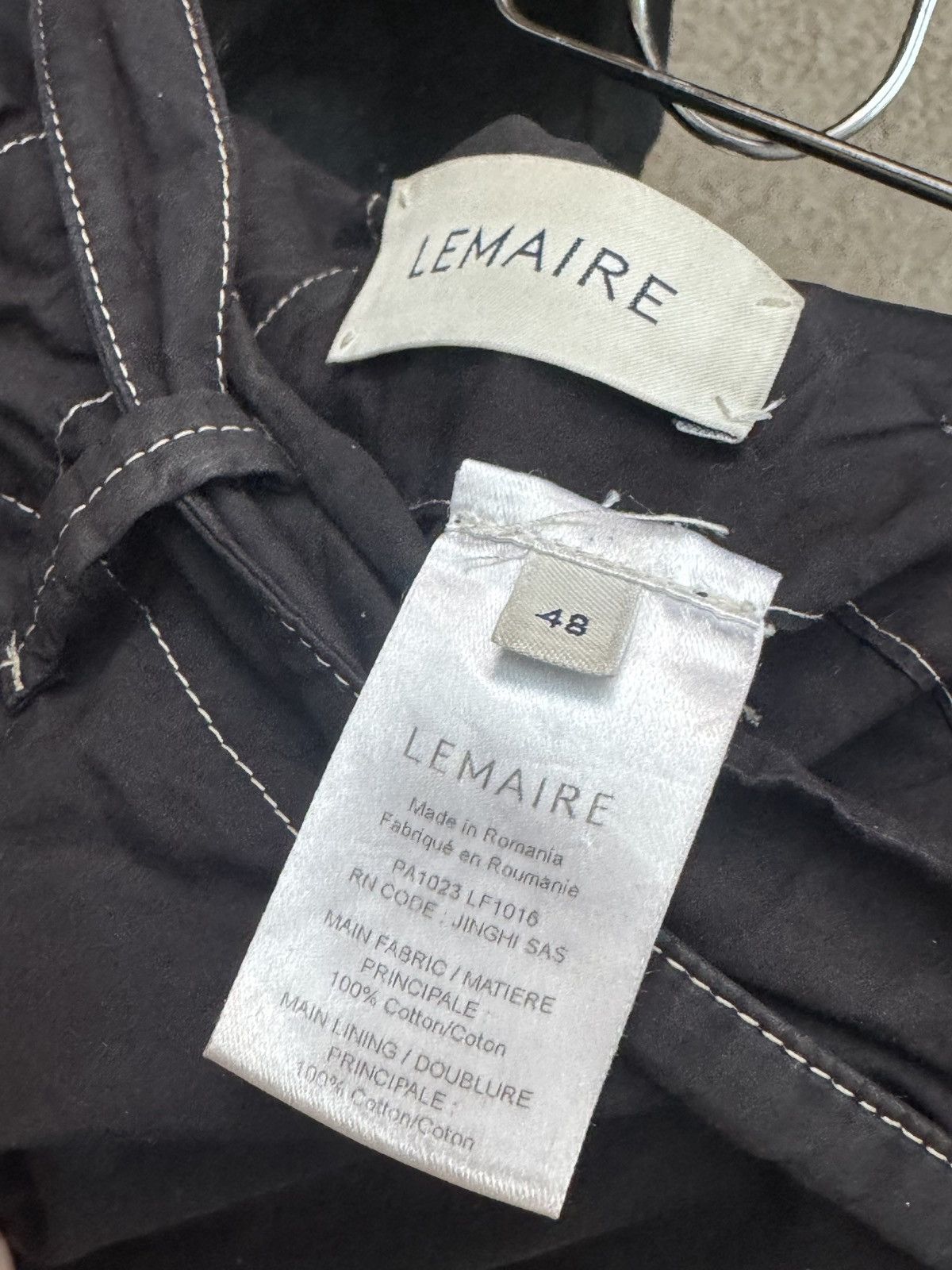 Lemaire Judo Belted Trousers Size US 32 / EU 48 - 3 Thumbnail