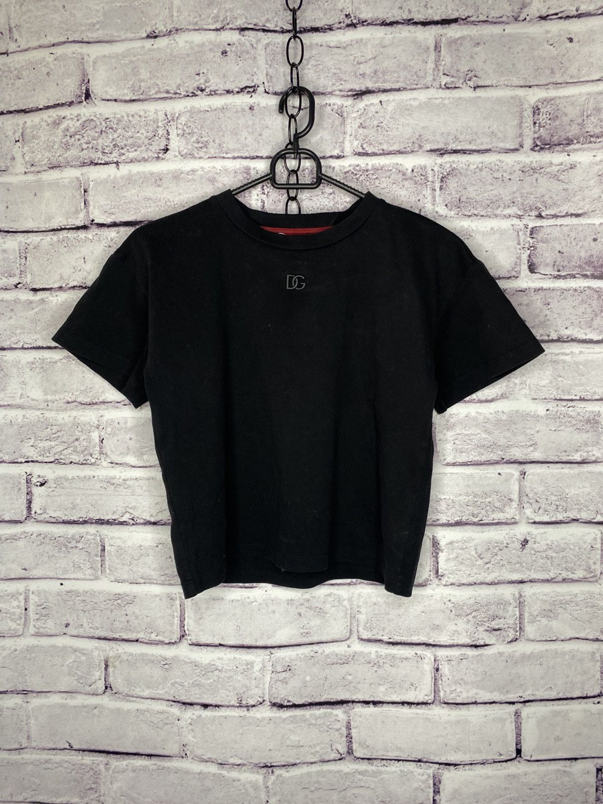 Dolce & Gabbana Womens Vintage Luxury Dolce&Gabbana crop tops big logo Size XS / US 0-2 / IT 36-38 - 1 Thumbnail
