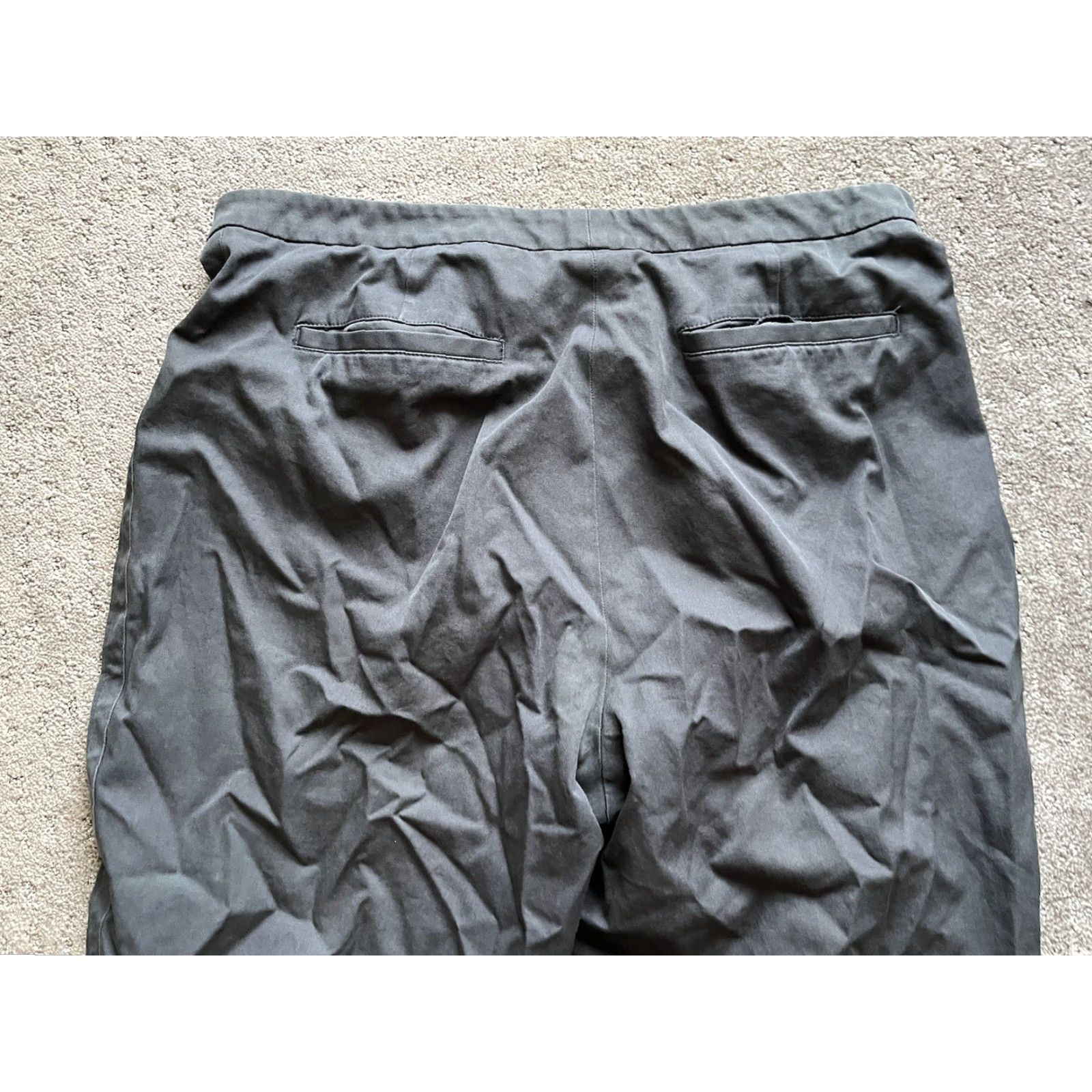 Banana Republic Banana Republic Stretch Gray Dress Pants Pants Women 14 Wool Blend 14R Gray Stretch Dress Pants Womens Size 36" / US 14 / IT 50 - 4 Thumbnail