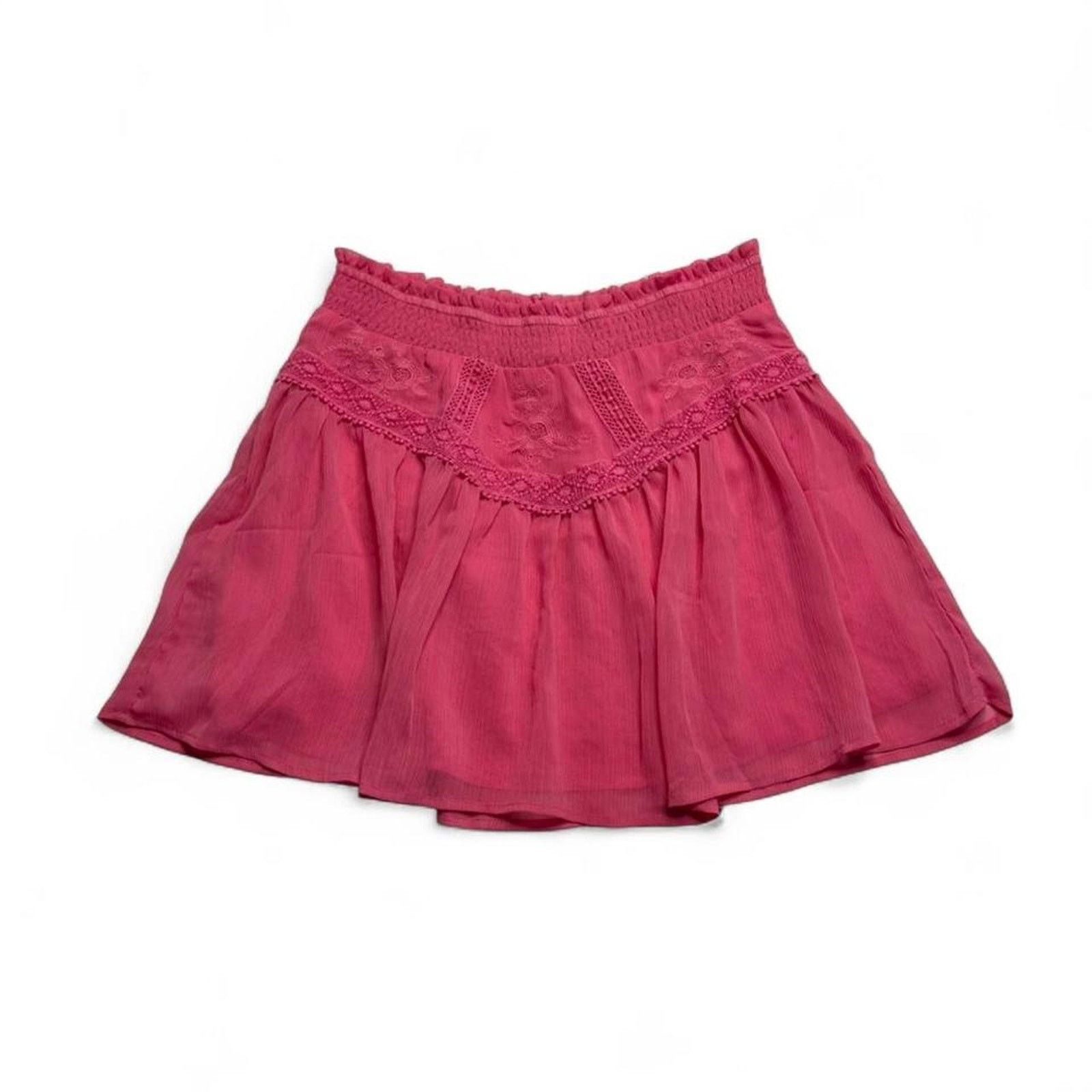 Other Miami Pink Flowly Layered Mini Skirt Women's size small Size 27" / US 4 / IT 40 - 3 Thumbnail