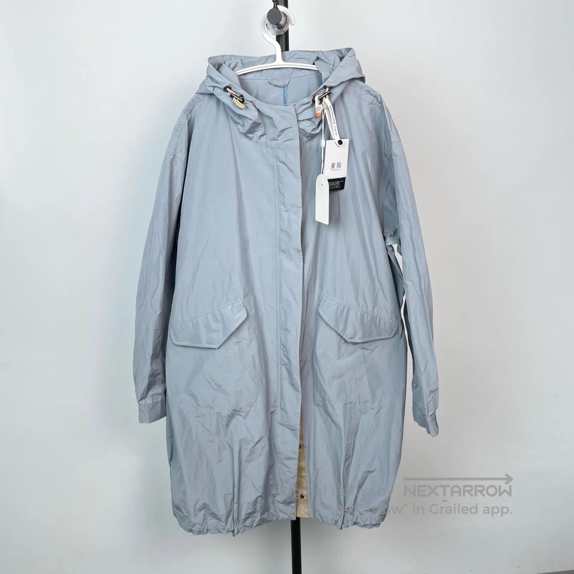 Brunello Cucinelli Brunello cucinelli Light blue baby blue long coat windbrea Size US M / EU 48-50 / 2 - 1 Thumbnail