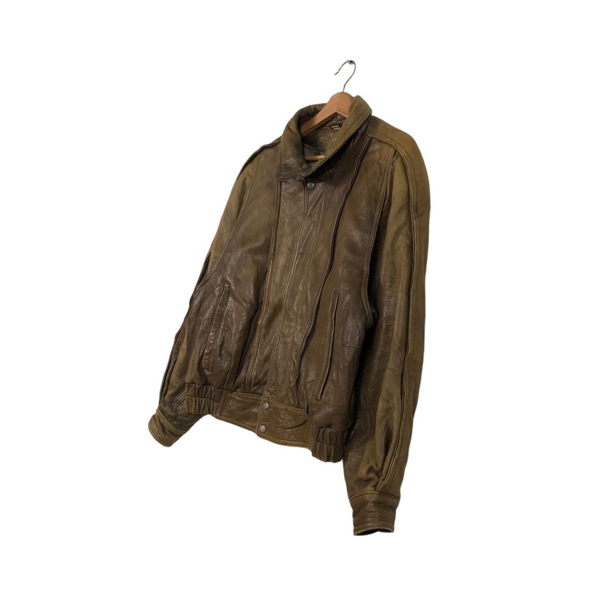 Robert Comstock VINTAGE BOMBER BIKER GENUINE LEATHER JACKET ROBERT COMSTOCK Size US L / EU 52-54 / 3 - 4 Thumbnail
