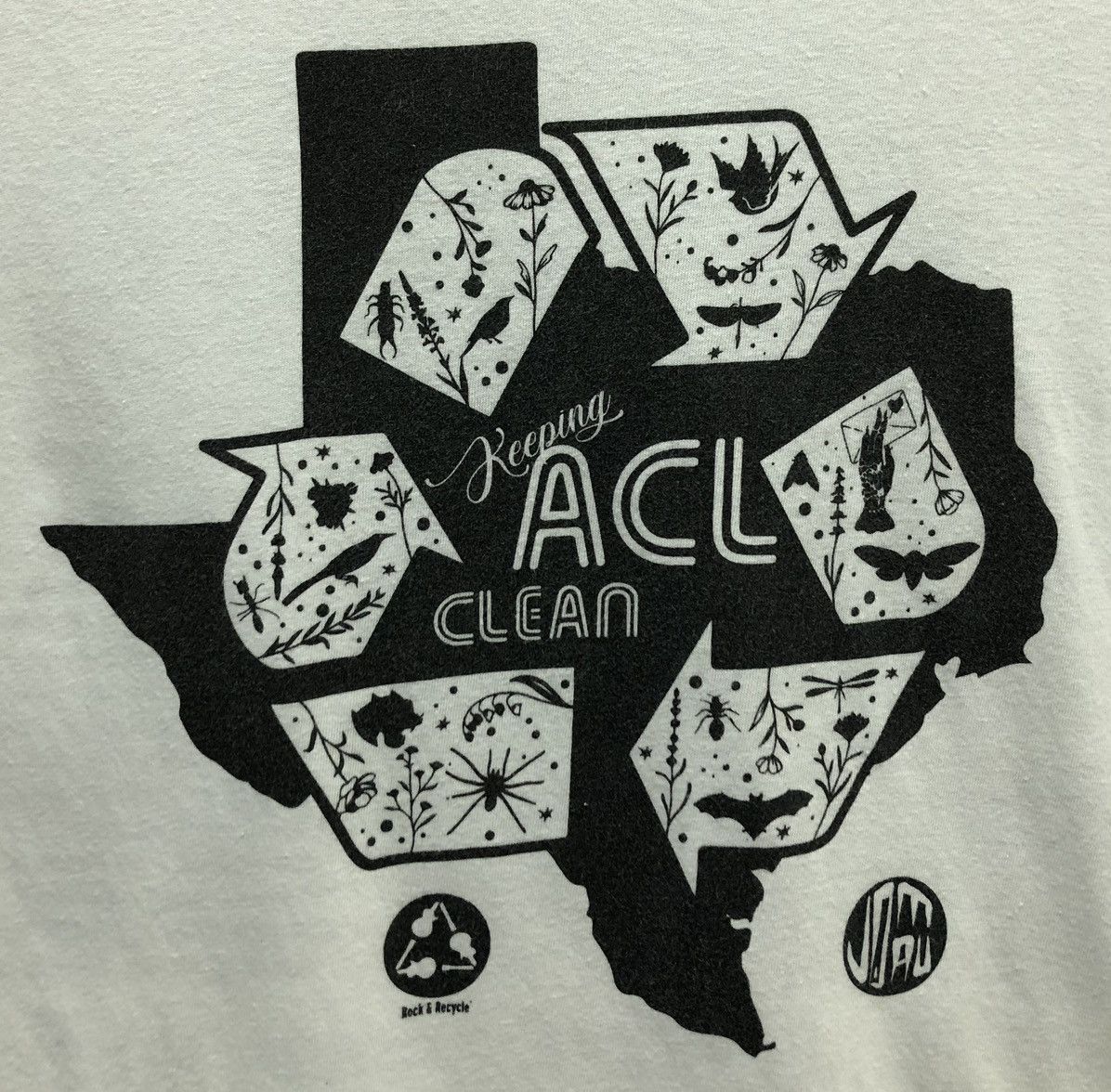 Band Tees Vintage Keeping ACL Clean Rock&Recycle T-Shirt Size US M / EU 48-50 / 2 - 4 Thumbnail