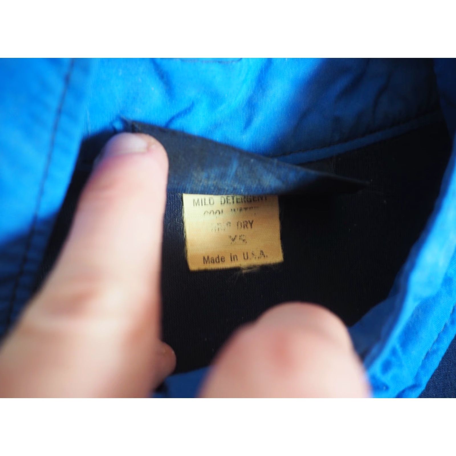 O'Neill VINTAGE O'Neill Jacket Full Zip Neoprene Blue XS Womens 80s 90s Breeze Breaker Nylon Nylon Lining Water Sports 90s 80s Theme Basic Jacket Size XS / US 0-2 / IT 36-38 - 8 Thumbnail