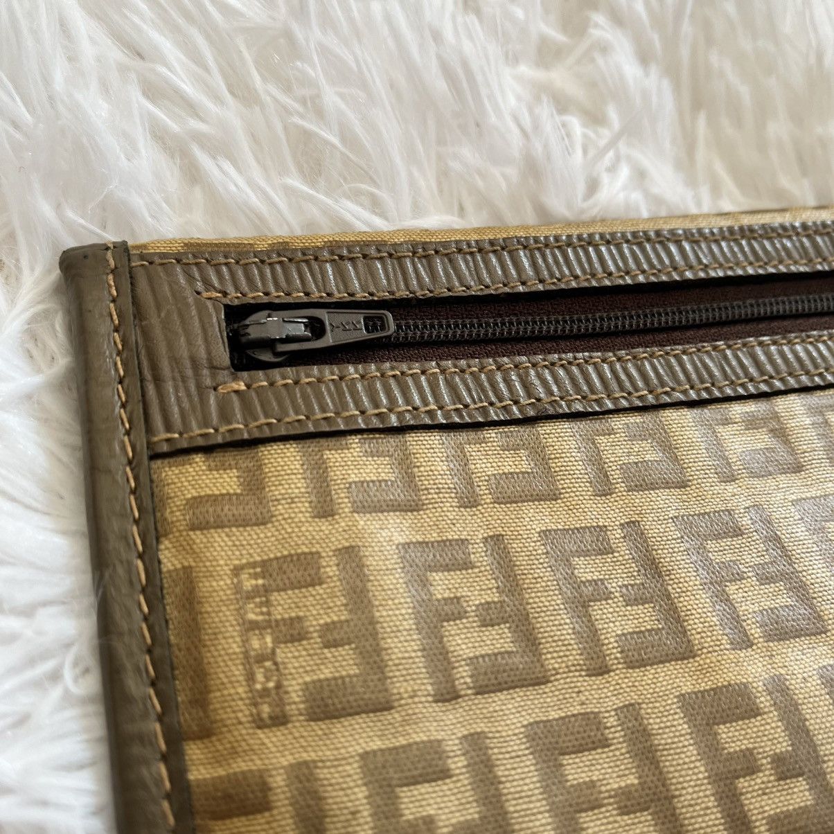 Fendi vintage Fendi Zucca envelope clutch bag Size ONE SIZE - 3 Thumbnail