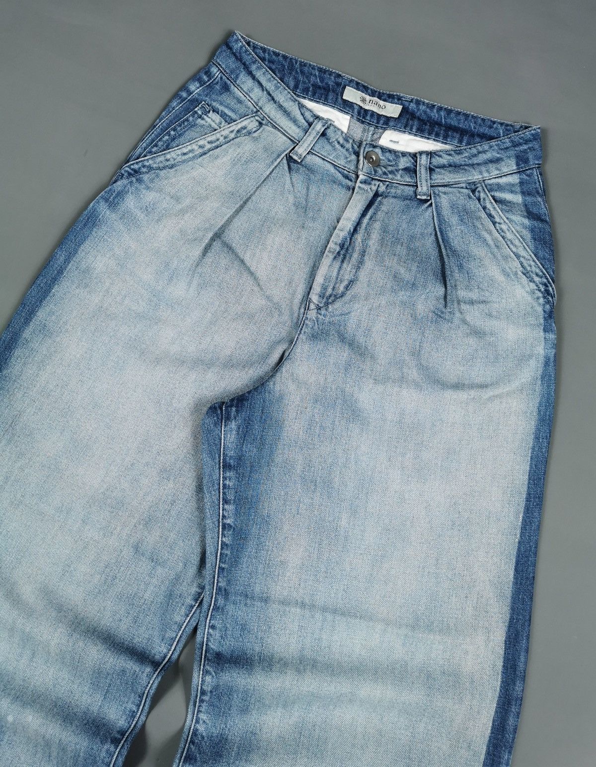 NANO universe Baggy Loose Nano Universe Japan Denim Jeans Size US 26 / EU 42 - 3 Thumbnail