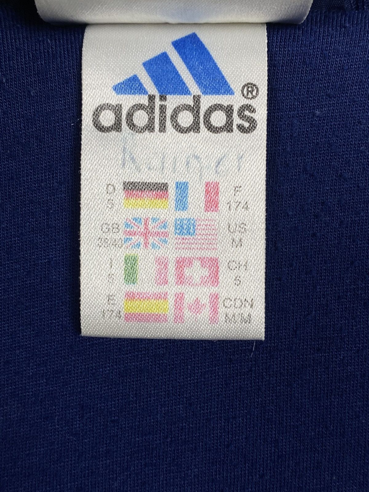 Adidas Vtg Adidas Tracksuit Full Set Jacket Pants Blue Green Neon Size US 33 - 13 Thumbnail
