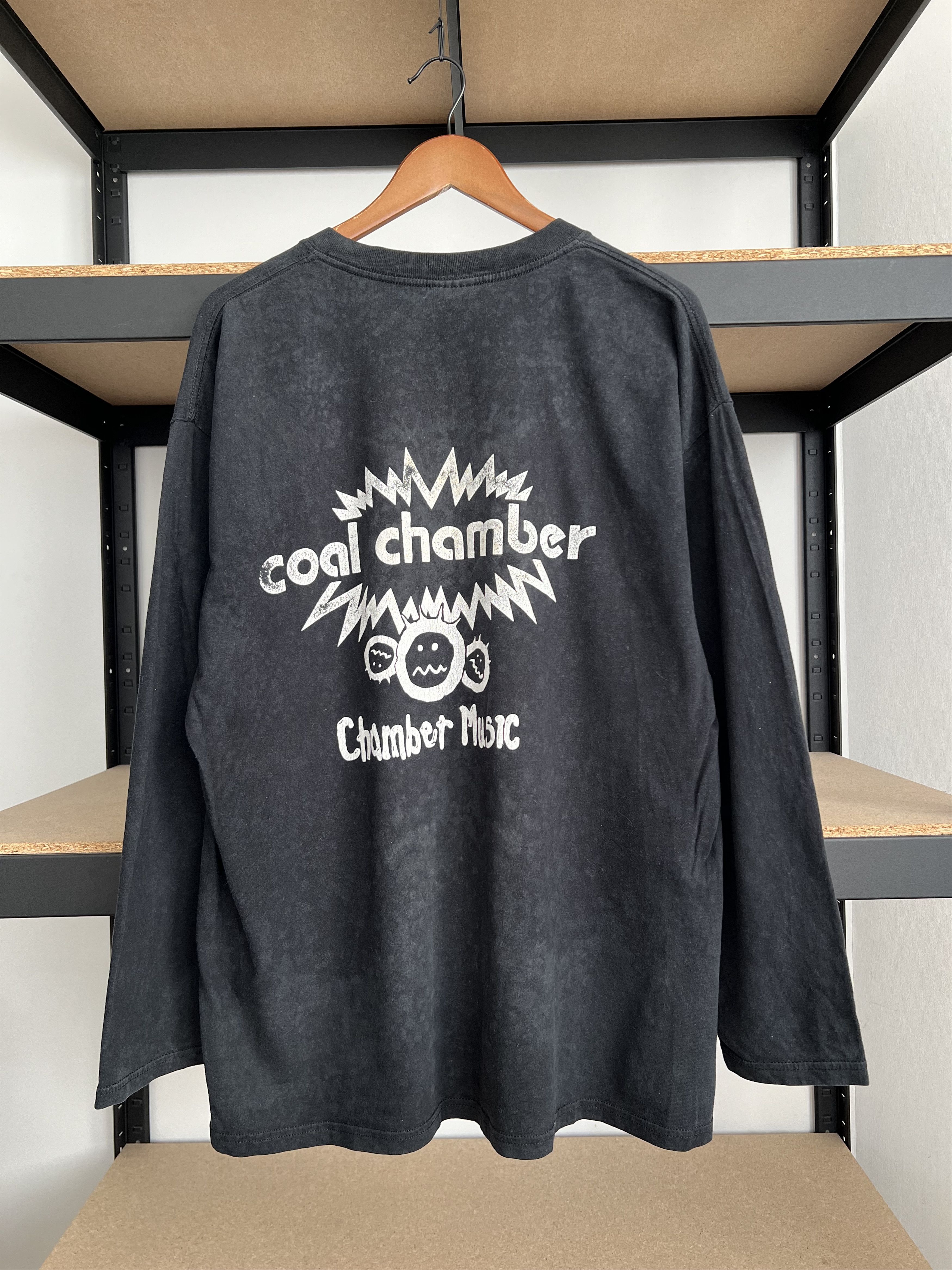 Band Tees Vintage 2000s Coal Chamber Chamber Music Black Long Sleeve Size US XL / EU 56 / 4 - 2 Thumbnail