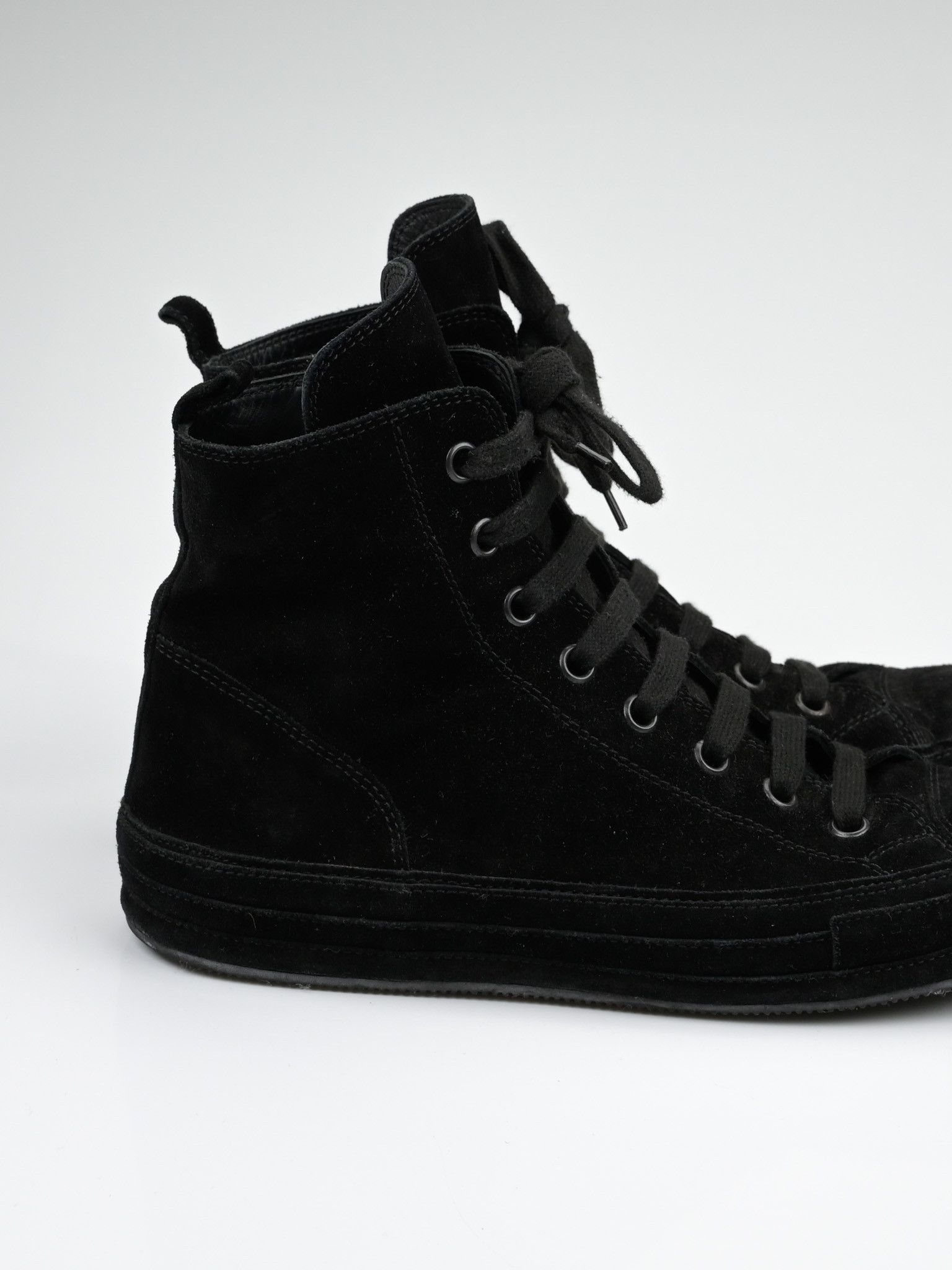 Ann Demeulemeester Orvo High-Top Suede Leather Sneakers Size US 9 / EU 42 - 11 Thumbnail