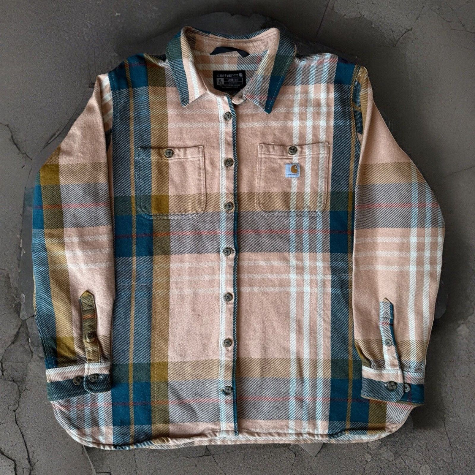 Carhartt Carhartt Heavyweight Twill Flannel Women's XL Multicolor Size XL / US 12-14 / IT 48-50 - 1 Thumbnail