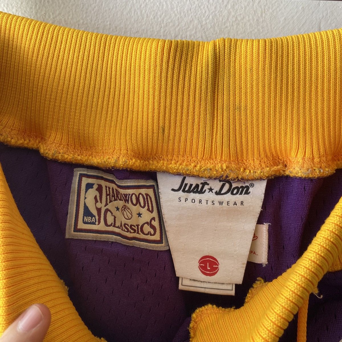 Just Don Just Don Lakers Shorts Size US 34 / EU 50 - 5 Thumbnail