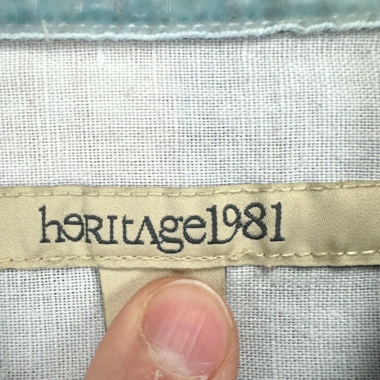 Vintage Heritage Button Up Shirt Mens XL Blue Pink Plaid Western Pearl Snap Flap Pocket Shirt Size US XL / EU 56 / 4 - 4 Thumbnail
