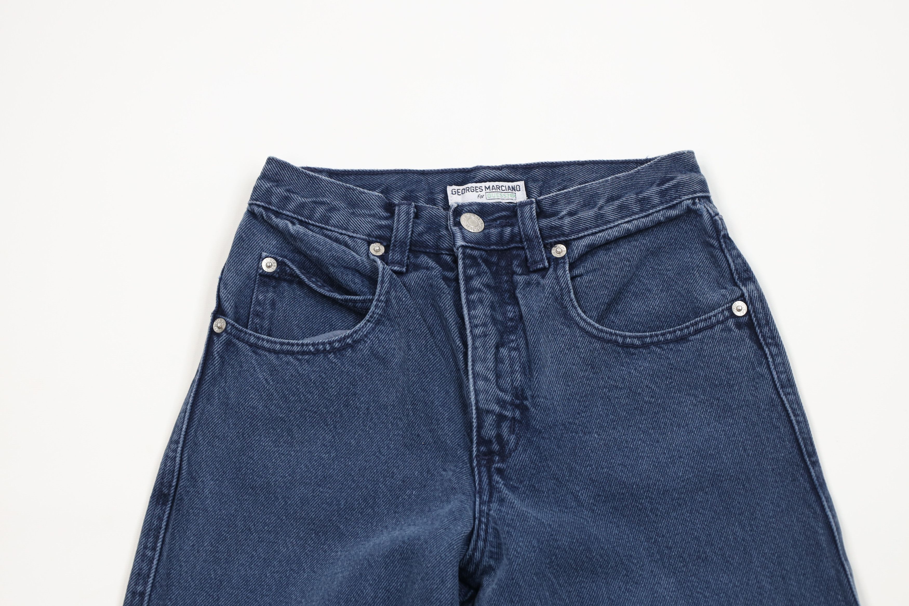 Guess Vintage 80s 90s Guess Straight Leg Denim Jeans Blue USA Size 34" / US 12 / IT 48 - 2 Thumbnail