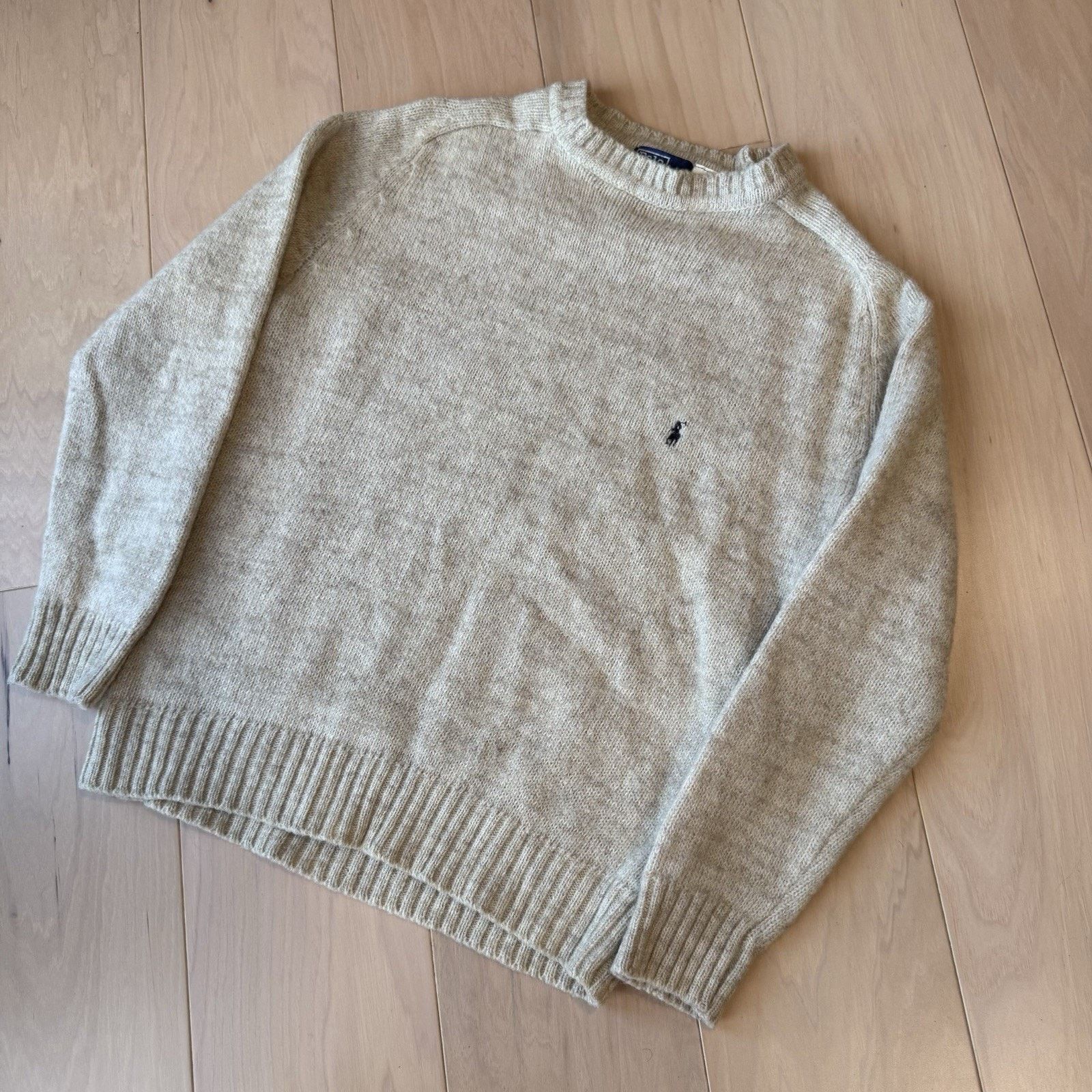 Polo Ralph Lauren Vintage Polo Ralph Lauren Wool Sweater XL Beige 80s Pullover Size US XL / EU 56 / 4 - 8 Thumbnail