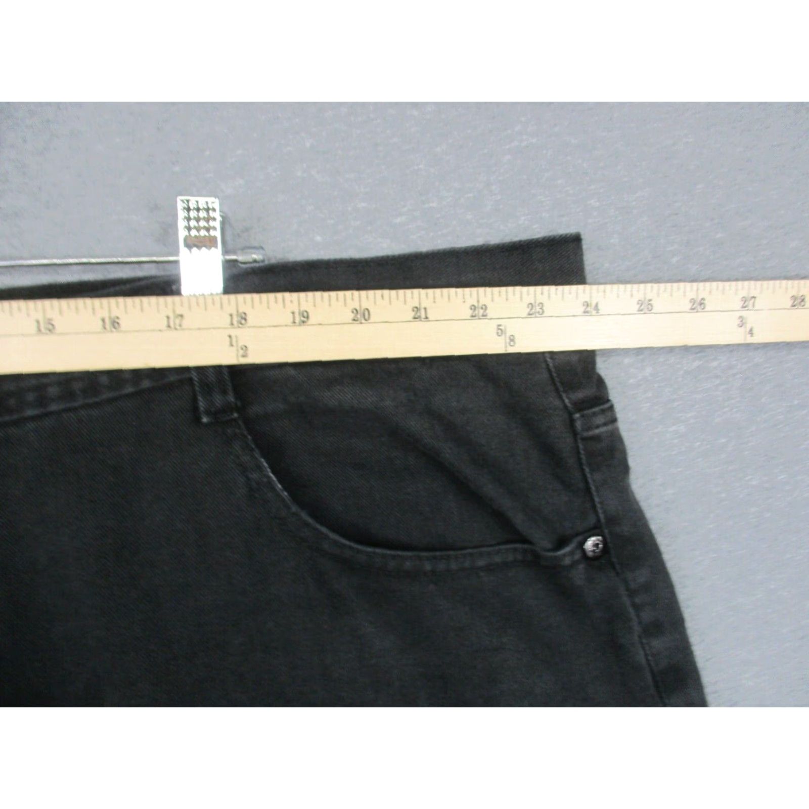 Akademiks VINTAGE Akademiks Jeans Men’s 48x29 Baggy Black Y2K Hip Hop Skater Wide Leg Mens Size US 32 / EU 48 - 6 Thumbnail