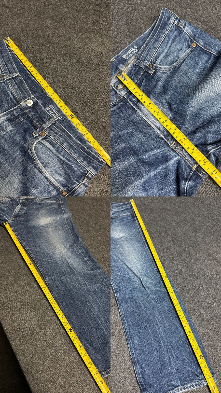 Uniqlo Vintage 00s Uniqlo Selvedge Straight Denim Jeans Japanese Size US 34 / EU 50 - 19 Thumbnail