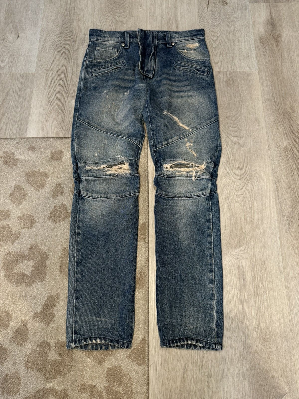s/s 2013 distressed biker denim!!