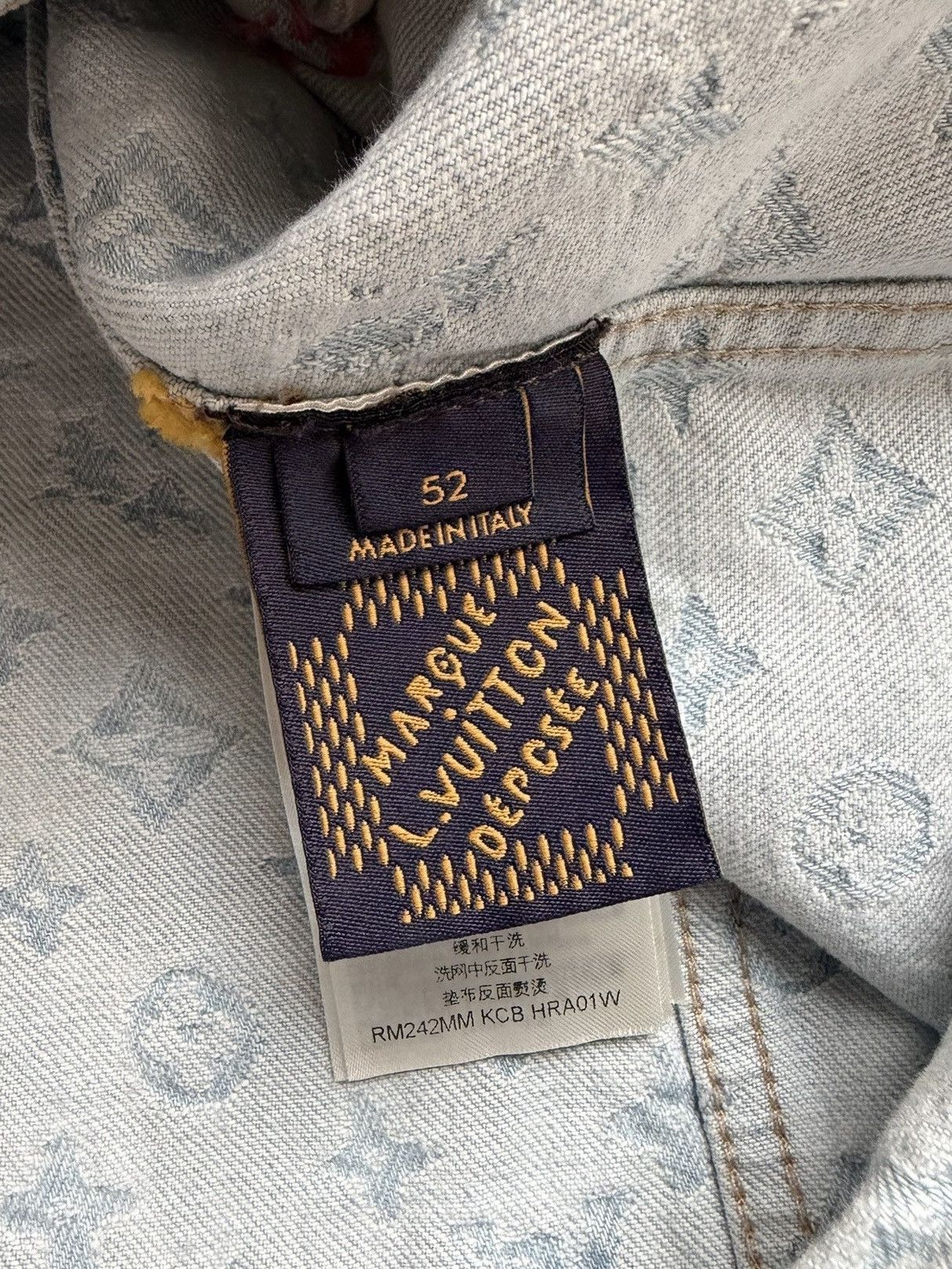 Louis Vuitton × Tyler The Creator Louis Vuitton X Tyler The Creator 52 Monogram Denim Jacket Size US L / EU 52-54 / 3 - 7 Thumbnail
