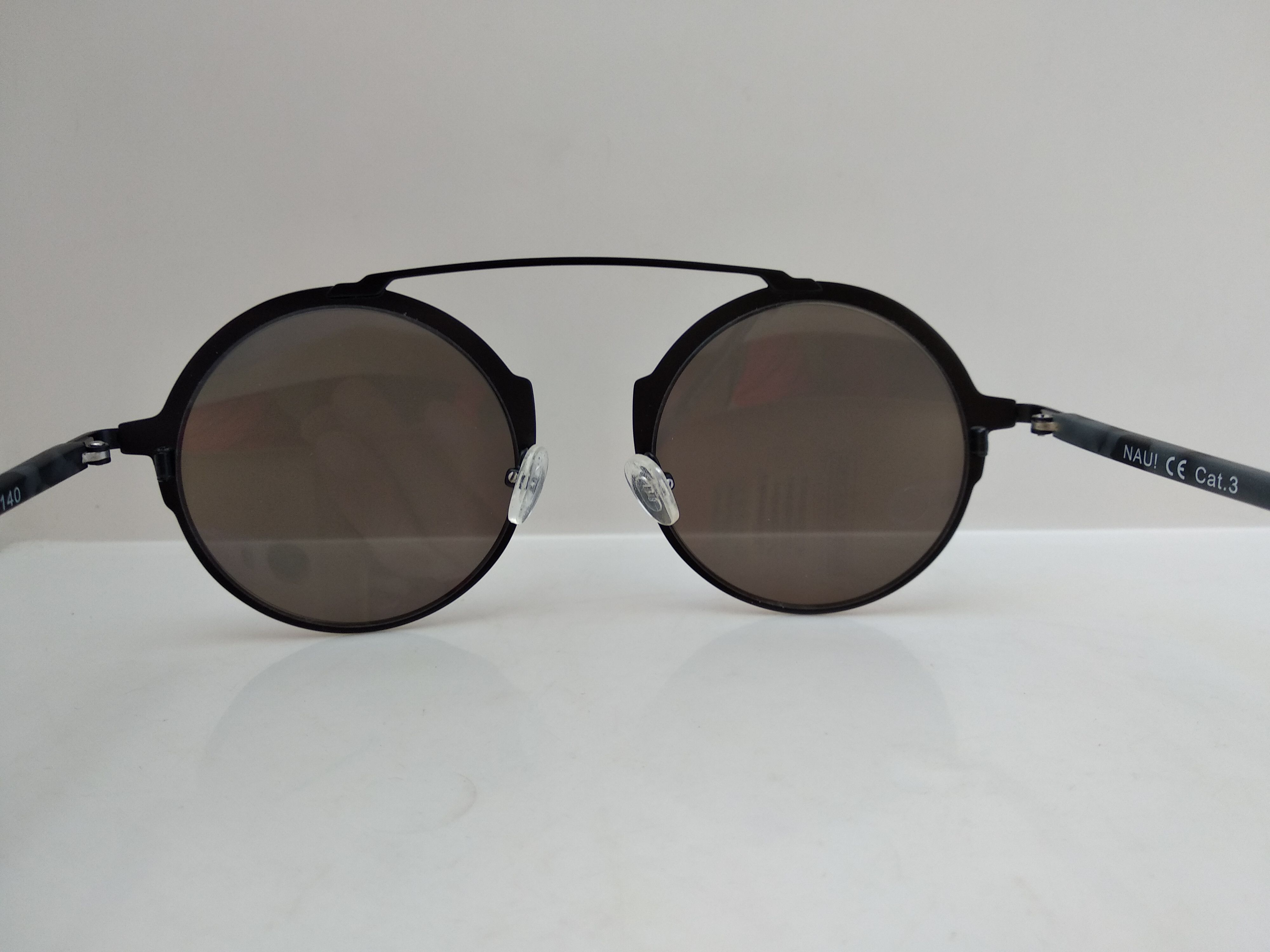 Other NAU！ Black Round Sunglasses Frame BUDDY HOLLY Size ONE SIZE - 4 Thumbnail