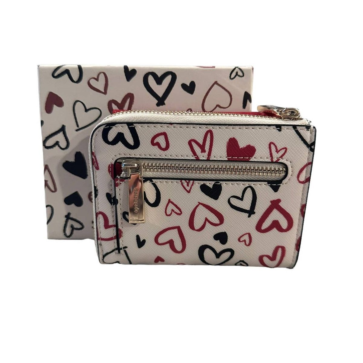 Kate Spade Kate Spade Staci Boxed Scribble Heart Printed Small Card Set Size ONE SIZE - 7 Thumbnail