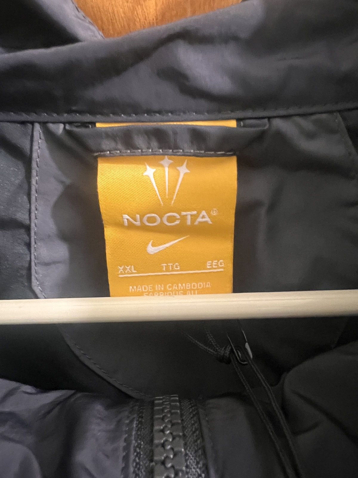 NOCTA × Nike Nike Nocta Northstar Nylon Track Jacket Anthracite Grey Size US XXL / EU 58 / 5 - 6 Thumbnail