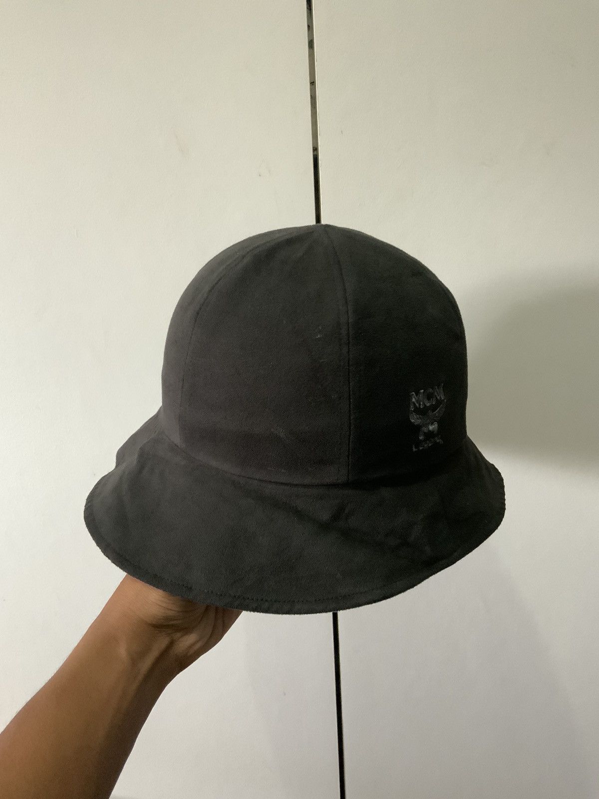 MCM MCM Legere Velvet Black Bucket Hat Size ONE SIZE - 2 Thumbnail