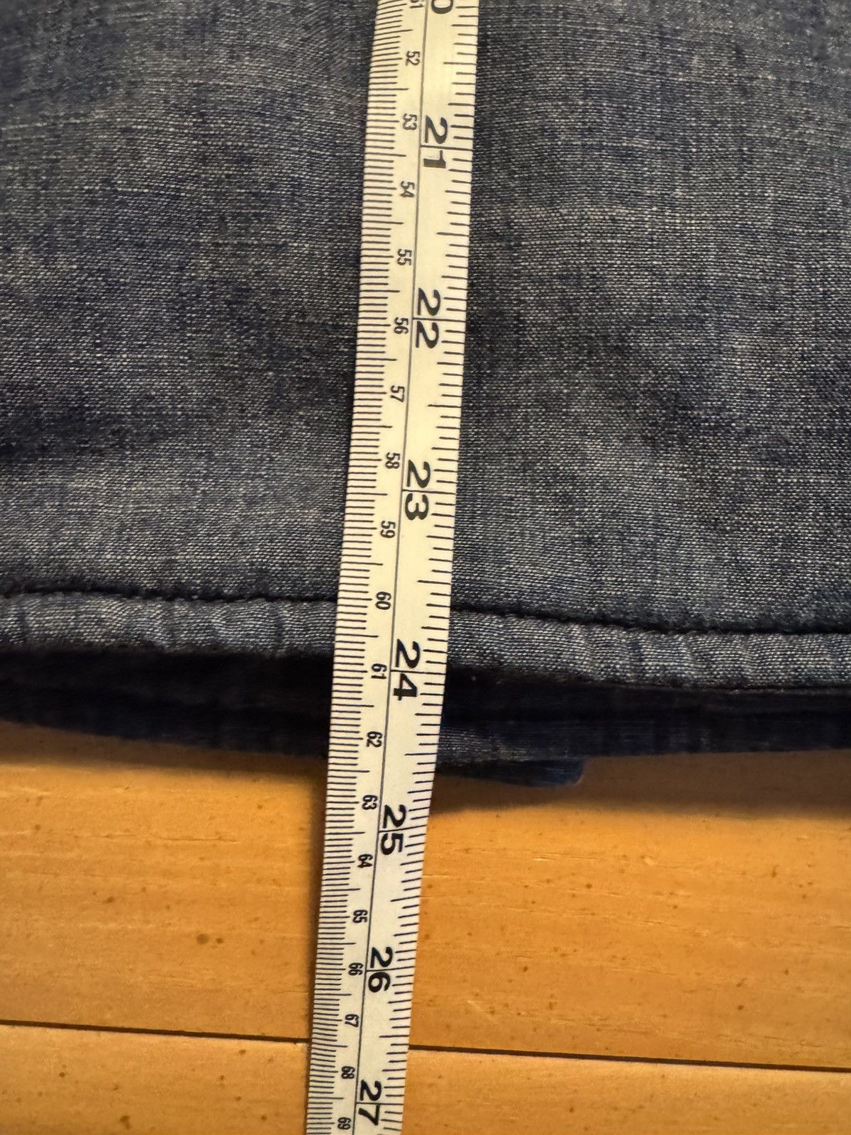 Momotaro Jeans Momotaro Chambray Padding Vest - SV011-4 Size US XS / EU 42 / 0 - 13 Thumbnail