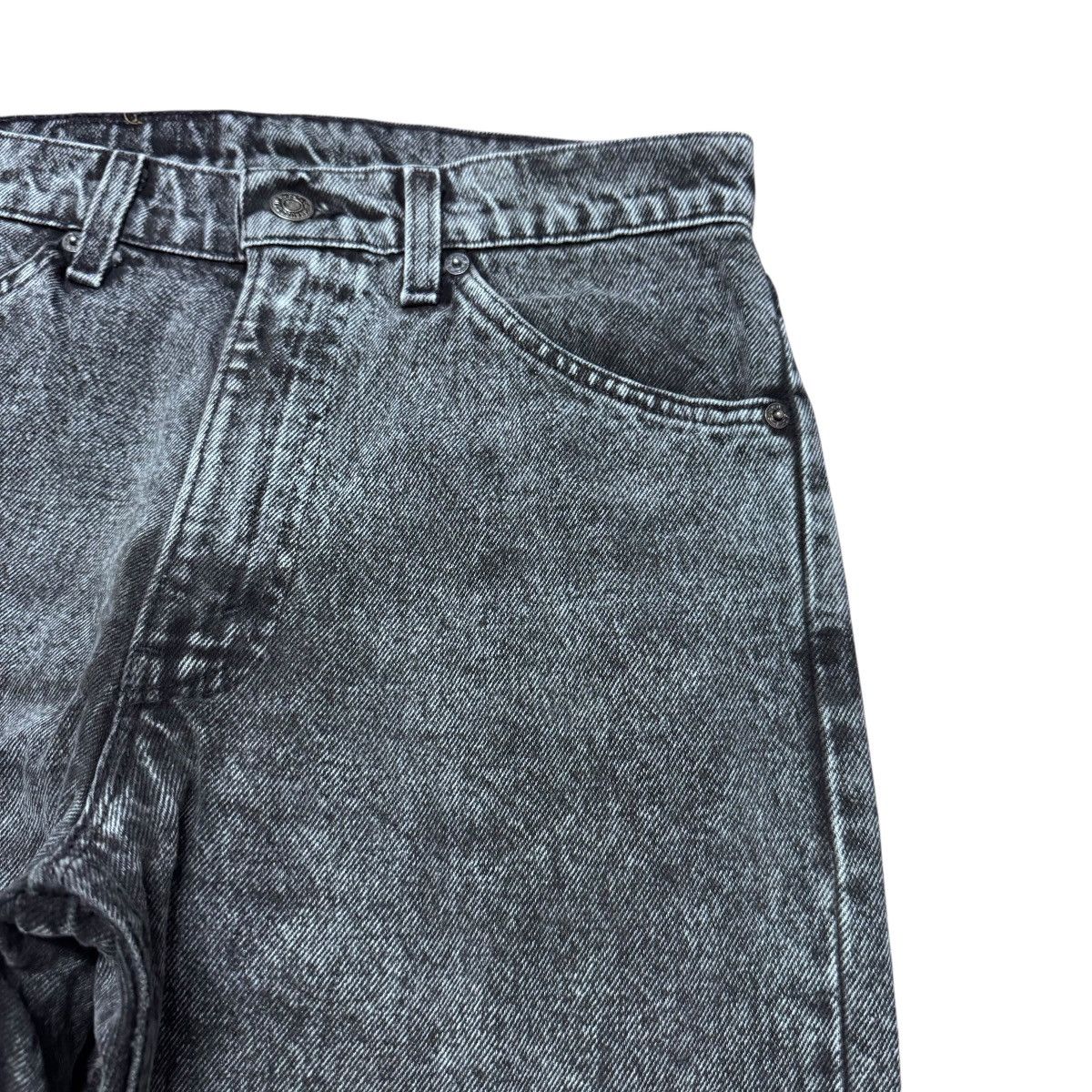 Levi's Vintage 90s Levis 505 Black Acid Wash Jeans Size US 30 / EU 46 - 5 Thumbnail