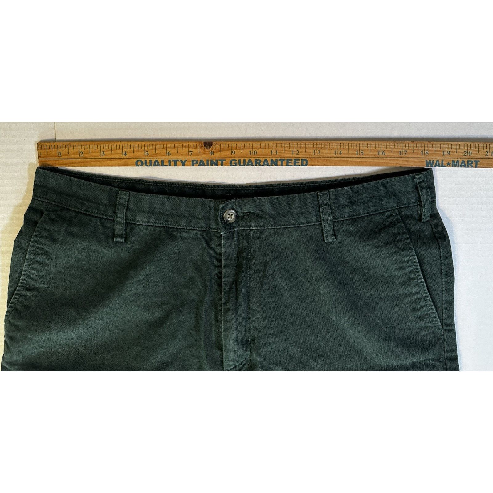 Nautica Nautica Chino Shorts, Hunter Green Sz 36w Golf Casual Preppy Size US 36 / EU 52 - 5 Thumbnail