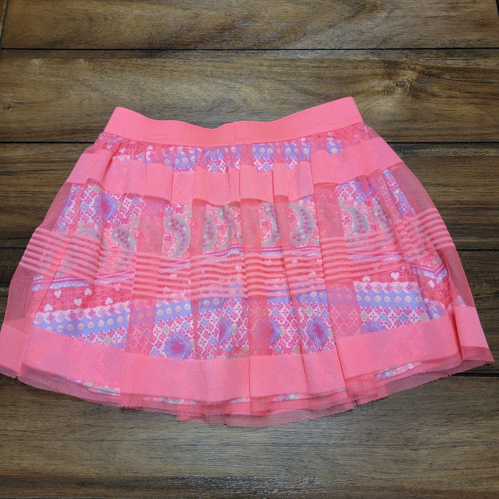 Faded Glory Faded Glory Girls Multi Pattern Skorts w/ Tule - XL (14-16) Size 26" / US 2 / IT 38 - 4 Thumbnail