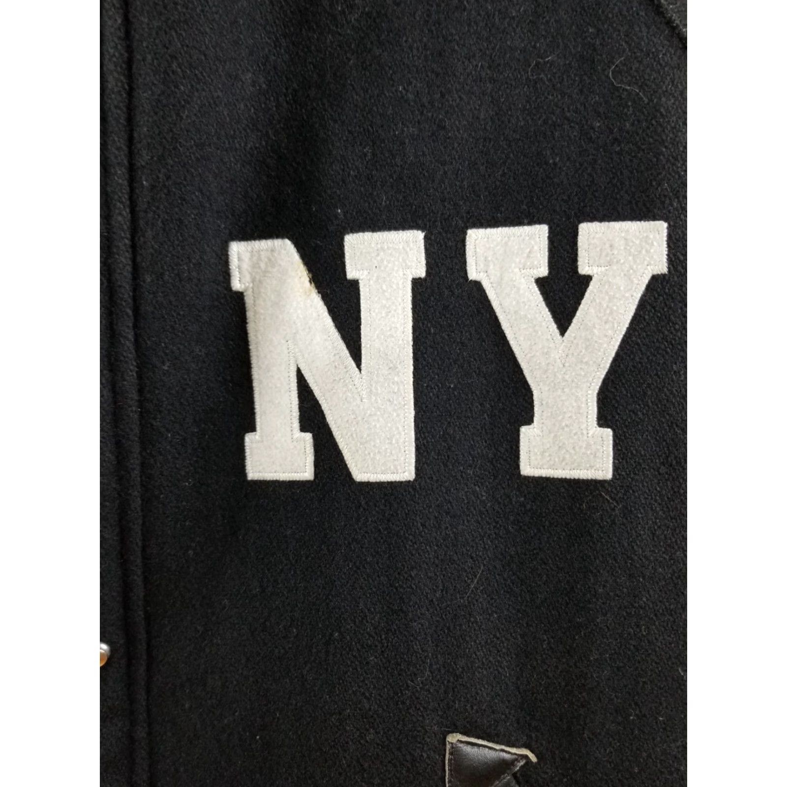 Vintage VINTAGE Empire New York Hook Black Wool Coat Jacket SZ MEDIUM Overcoat Men Jacket Wool Black 90s Limited Mens Size US M / EU 48-50 / 2 - 2 Thumbnail