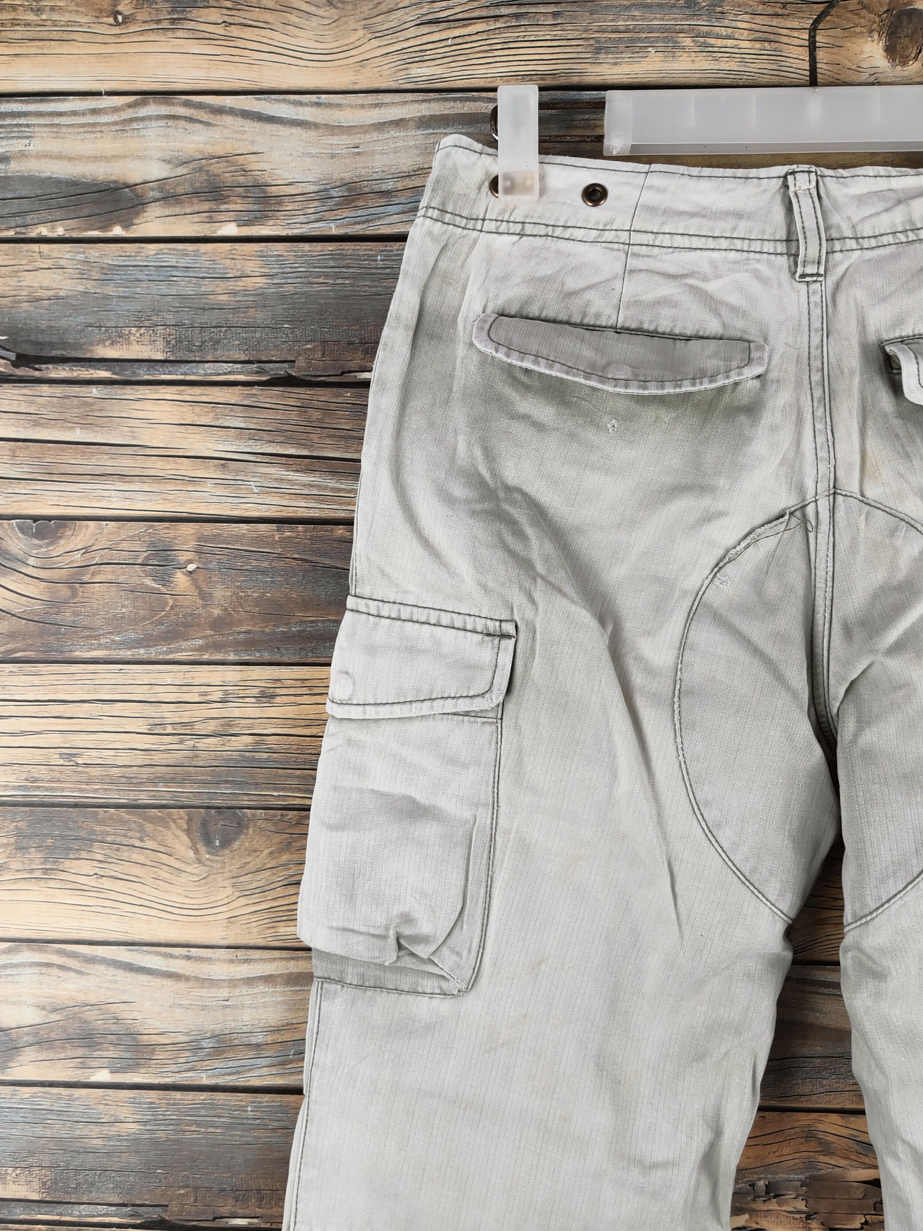 Japanese Brand DL Spick and Span Green Multipocket Cargo Pants #46-881 Size US 28 / EU 44 - 8 Thumbnail