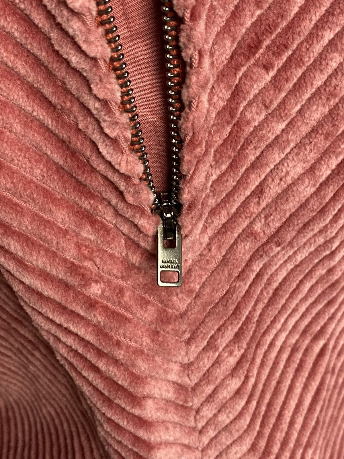 Isabel Marant ISABEL MARANT Dusty Rose Velour Ribbed Top Size 36(XS/S) Size US XS / EU 42 / 0 - 17 Thumbnail
