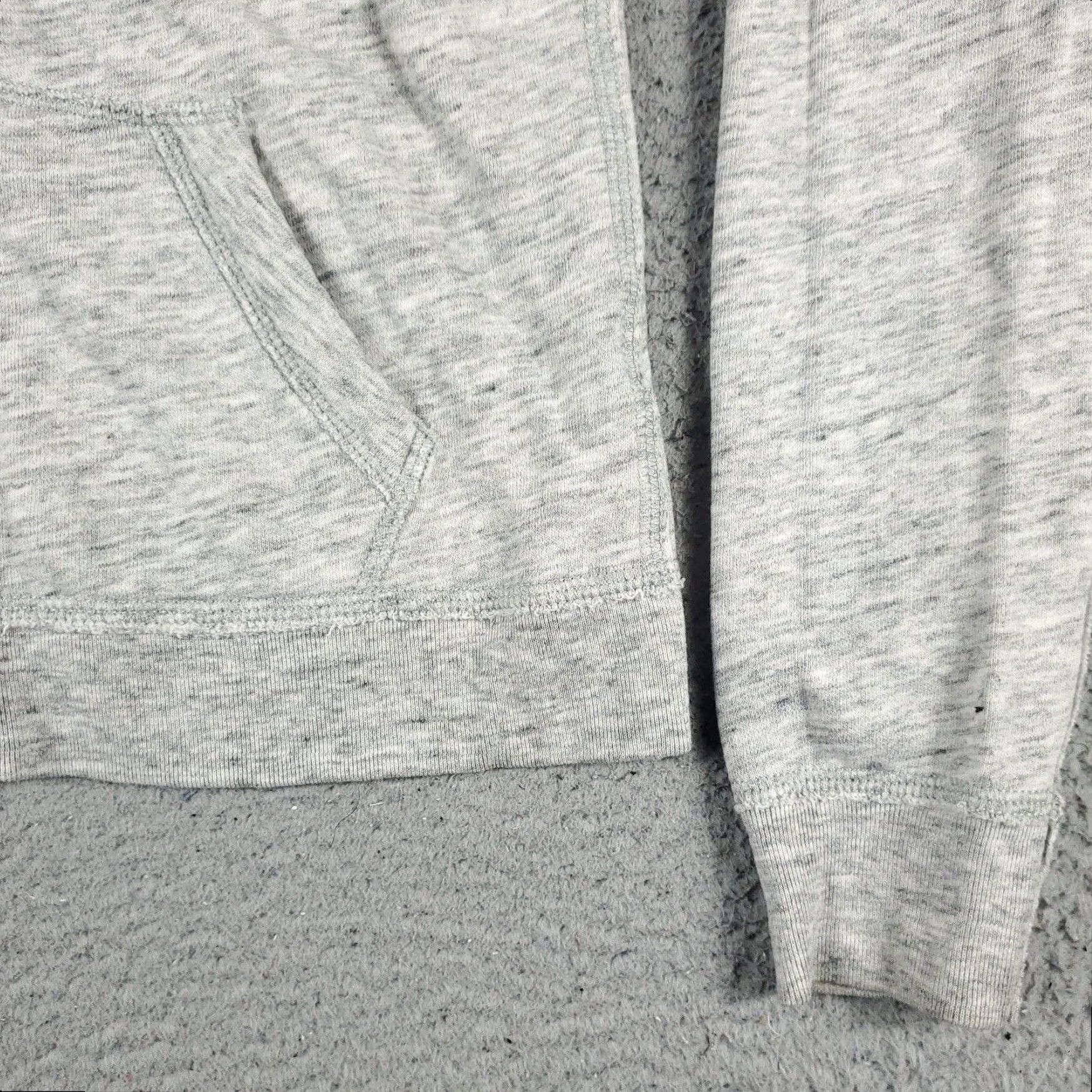 Abercrombie & Fitch Abercrombie & Fitch Full Zip Hoodie Sweater Womens Medium Gray Cotton Blend Size M / US 6-8 / IT 42-44 - 5 Thumbnail