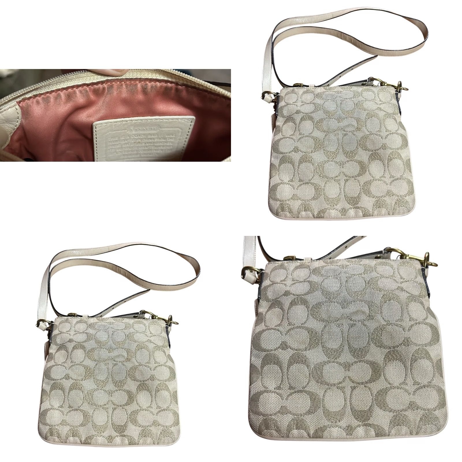 Coach VINTAGE COACH KRISTIN SIGNATURE SWINGPACK CROSSBODY HANDBAG PURSE Size ONE SIZE - 9 Thumbnail
