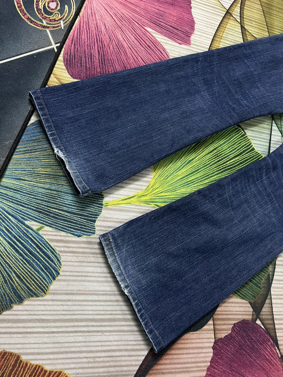 Japanese Brand 💥Flare💥Vintage Lee Riders Distress Jean Size US 30 / EU 46 - 18 Thumbnail