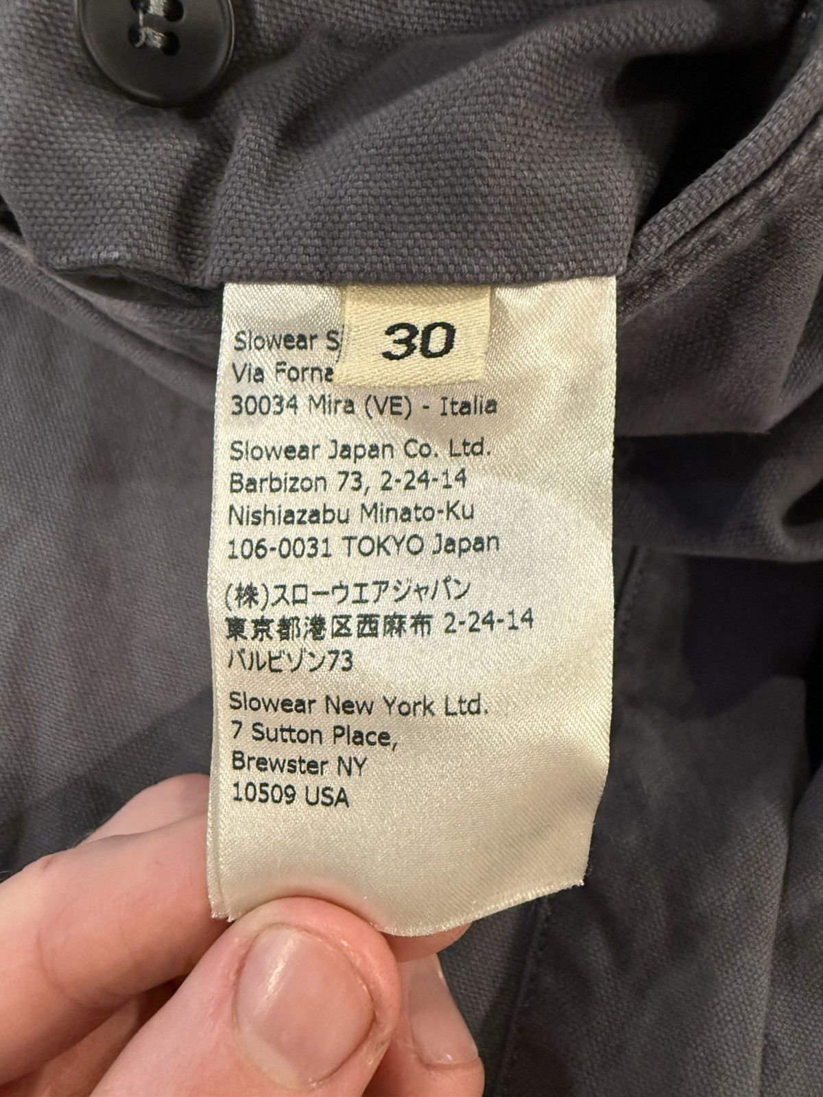 Facetasm × Incotex Gray Distressed Effect Pants Size US 30 / EU 46 - 10 Thumbnail